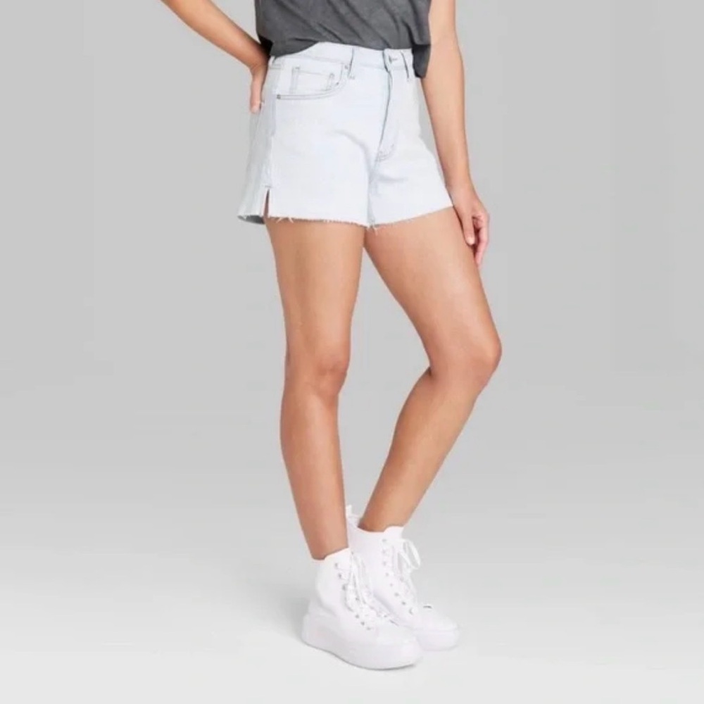 S49 NWT Wild Fable Super High Rise Cutoff‎ Denim Shorts - Size: 12
